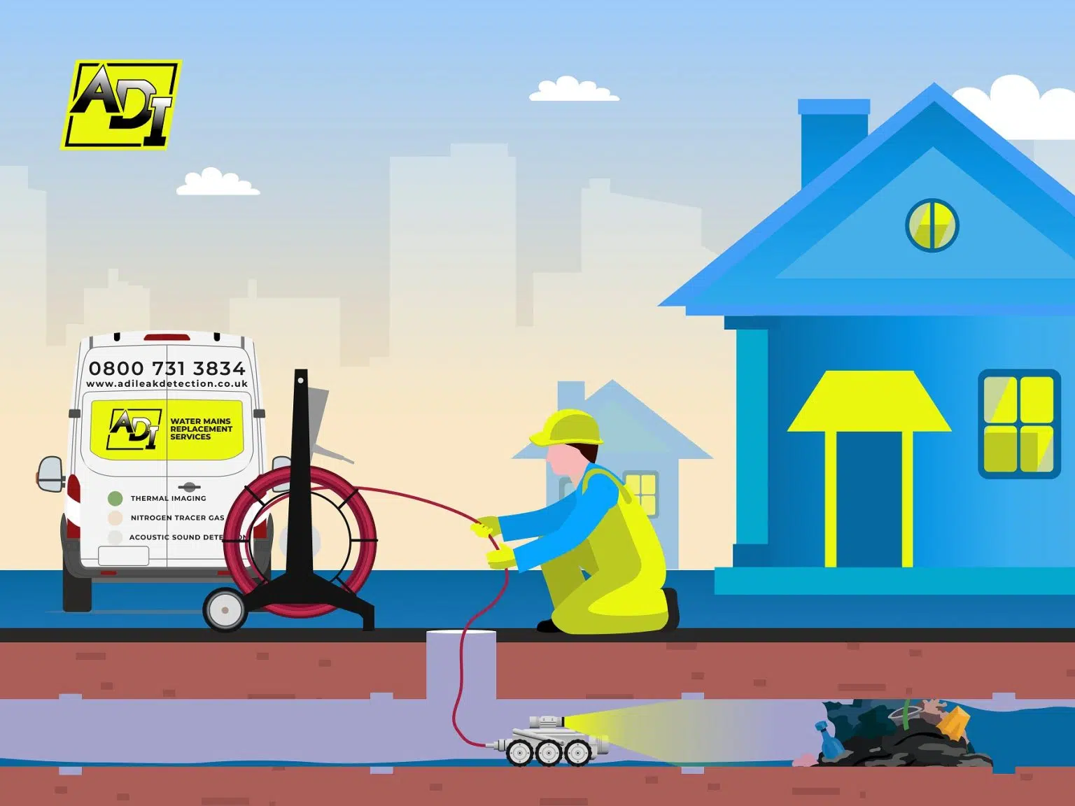 Drainage CCTV Surveys & Investigations Uxbridge